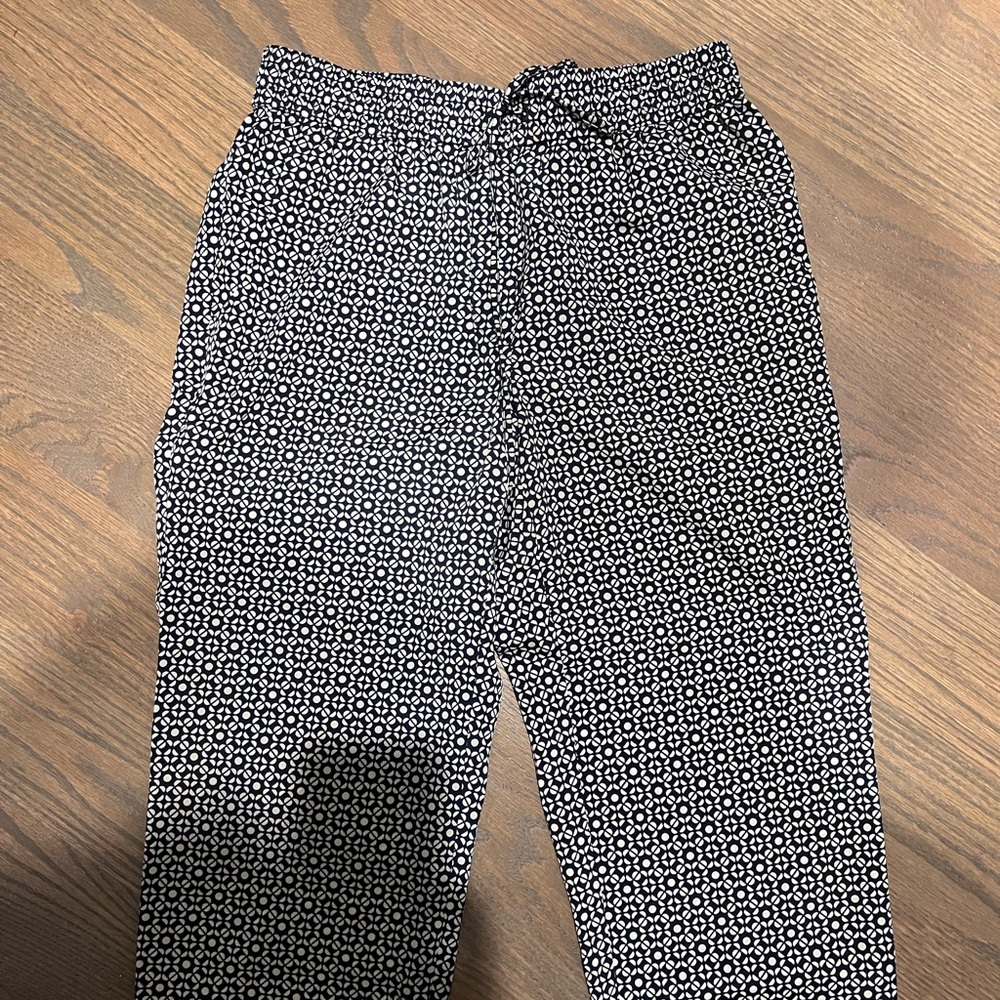 J. Crew ankle pants- silky material